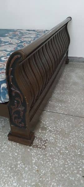 sheesham wood bed set king size 5