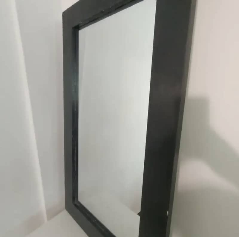 Large standing mirror, black 2