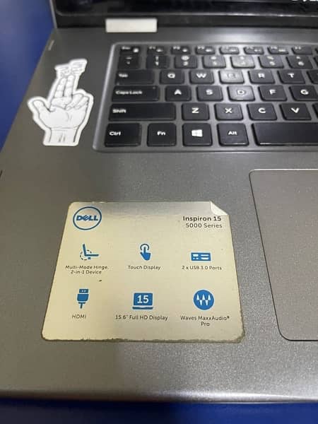 Dell Inspiron 5000 series x 360 touch and type 9