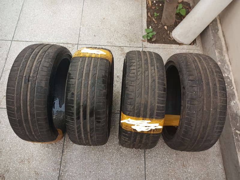 Tracmax low profile tyres 195/40/17 3