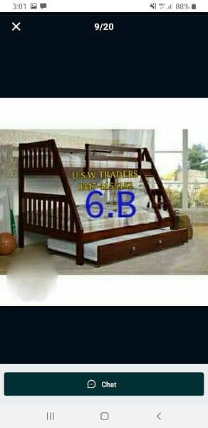 iron bunk bed wood look 8