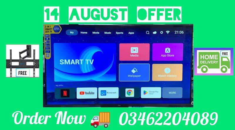 2day SALE LED TV 32 INCH SMART UHD ANDROID 4K 2