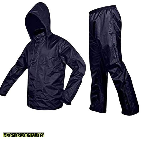 2 pcs parachute rain coat 1