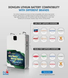 Dongjin (DJDC) Lithium Battery 48V 100AH with 5 Years Warranty