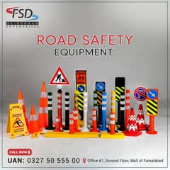 Convex mirror,Road studs,Delineator,Traffic Cones,Crash barrier