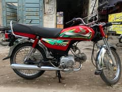 1 hand used Honda 70 good condition lowest price 1,29999Rs