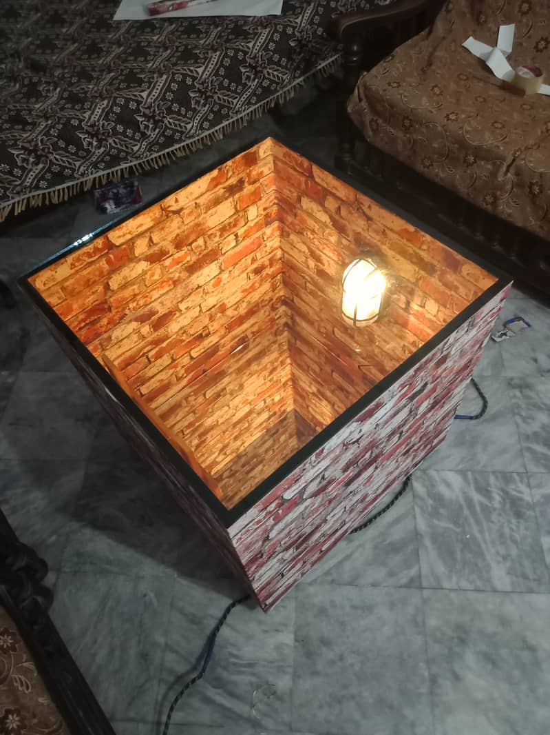 Infinity mirror table for sale 1