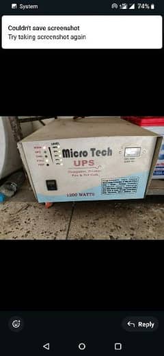 1200 Watt ups for sale double battery