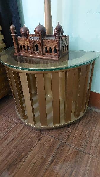 pure sheesham wood jhroka mirror with rack 1