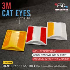 Rreflective Road Eyes Cat (Plastic) 3M Road Stud