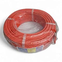 6mm DC XLPE EVA Coated-Colour Red Tined Cooper Solar wire