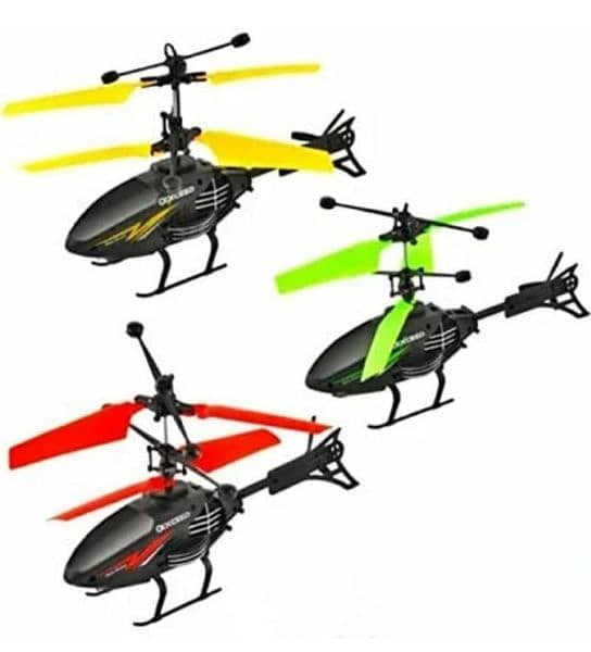 1 pc rechargeable remote control flaying  sensor drone helycopter 2