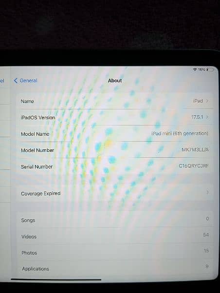 iPad Mini 6 64GB storage 7