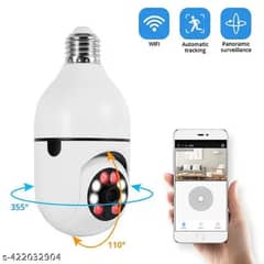 360° WiFi 1080p Bulb Camera