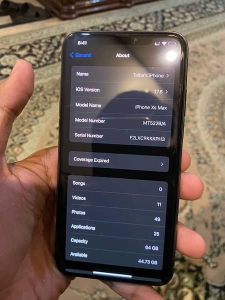 iPhone Xs Max 64GB 9