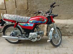 Honda CD70 For sell new conditon kagaz b bany hn wtsp only 03033649070