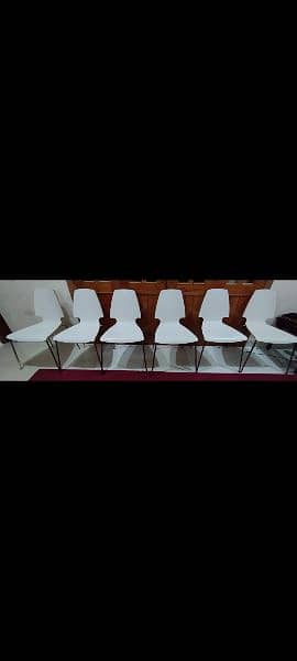 UK Imported IKEA Dinning Table with 6 Chairs 2