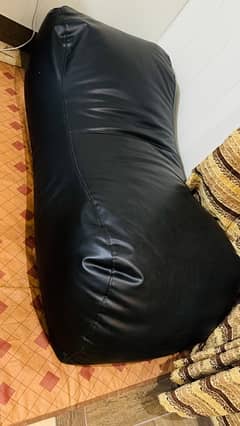 LEATHER BEAN BAG for sale