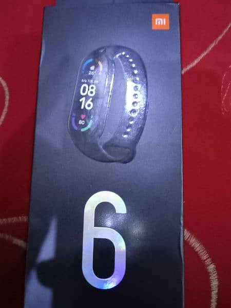 MI band 6 with strap and with charger 1