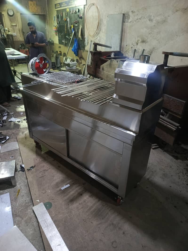 BBQ counter,Shawarma Counter , Hot Plates SS Best Quality 3