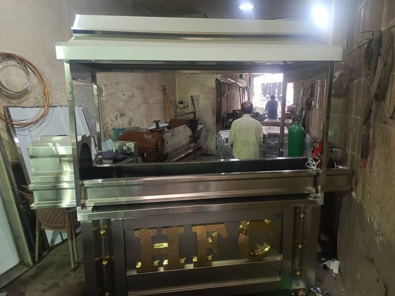 BBQ counter,Shawarma Counter , Hot Plates SS Best Quality 6