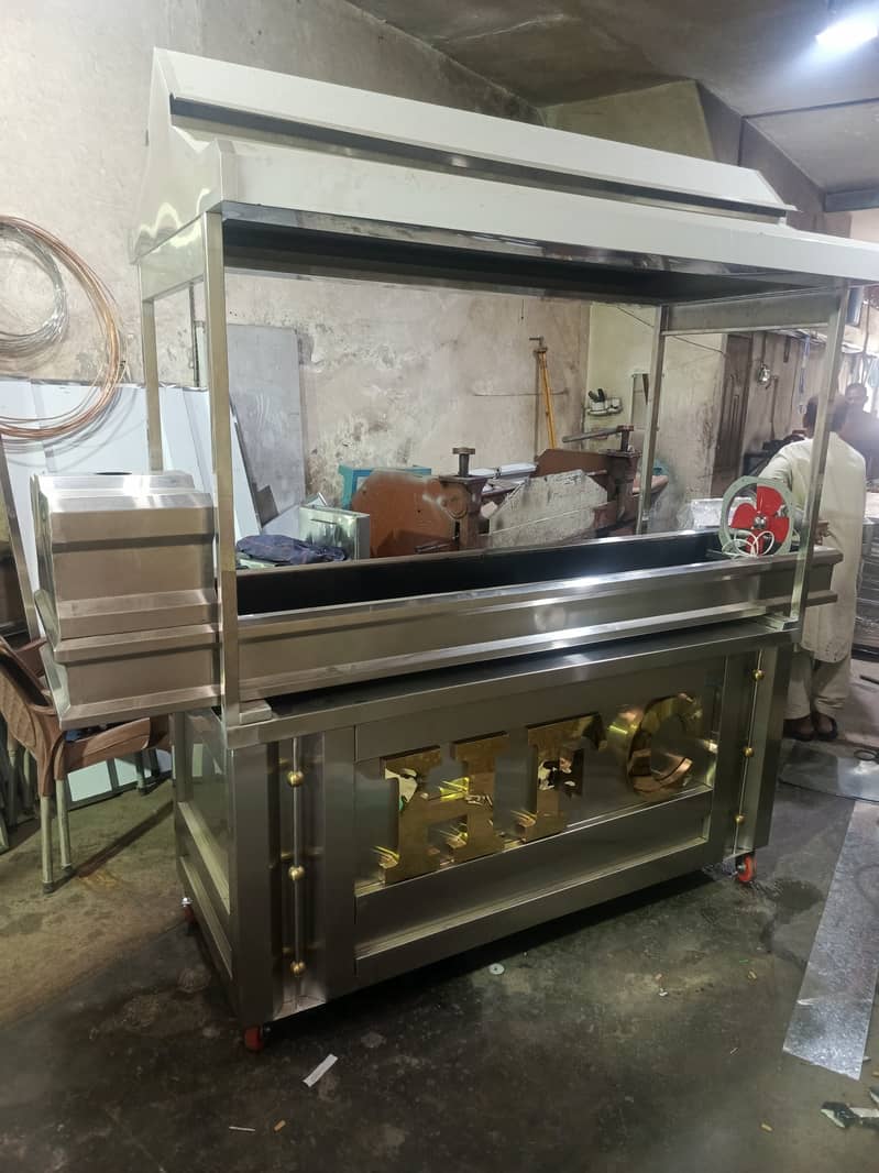 BBQ counter,Shawarma Counter , Hot Plates SS Best Quality 7