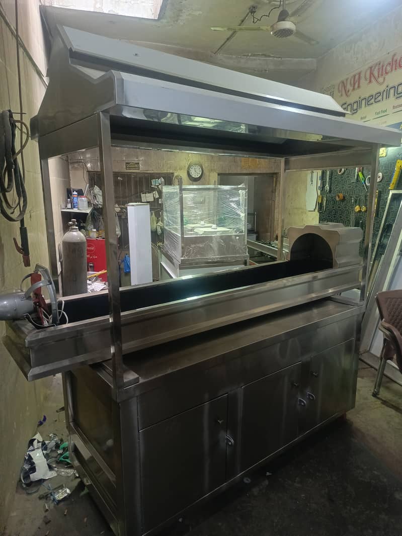 BBQ counter,Shawarma Counter , Hot Plates SS Best Quality 8