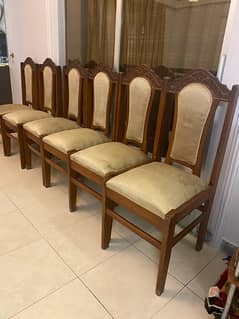 sheesham dining table chairs available