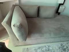 L shaped Sofa grey 0