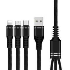 3 In 1 Mobile Charging Cable