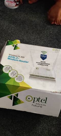 Ptcl router adsl2 + modem router N300