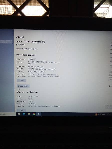 Dell latitude e6530, i. 7 3rd generation, 8GB ram, 256GB SSD, 3