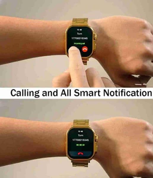 HK9 ultra golden smart watch 3