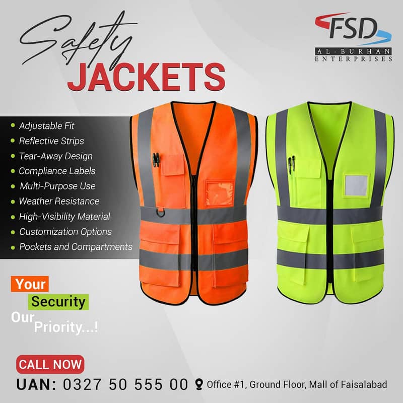 Safety Jackets (Reflective Jacket) 0