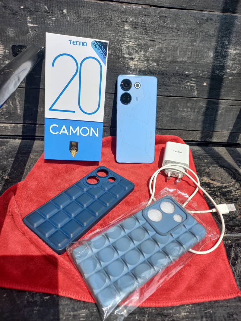 Tecno Camon 20 (8+8gb RAM)(256gb Storage) Complete Box(In Warranty) 11