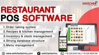 Restaurant POS Software computer billing machine bakery canteen pizza