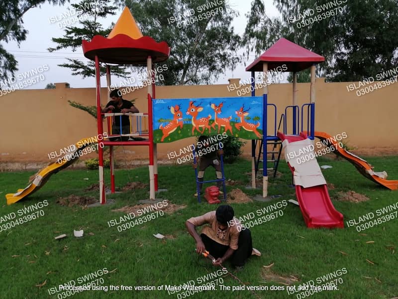 Kids Swings/Kids Slides/Park Swings/Home Decore/Jhulay/Indoor Slides 5