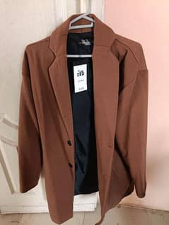 Long Coat Brown Brand New X-L Size