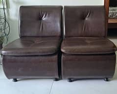 7 seater leather sofa