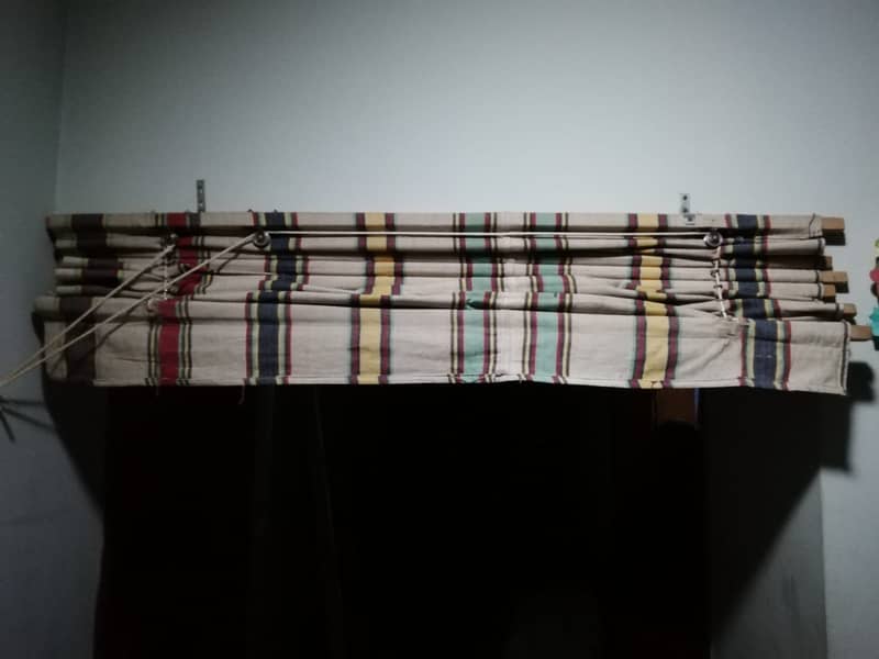 Used Curtain / blinds (Rassi wala) - 4 ft 11 in width x 6ft 9in height 1