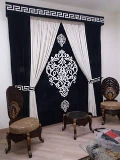 curtain design motive luxury curtain / Curtains