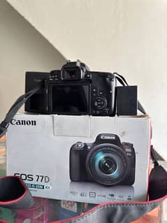 Canon 77d Full Box with 50mm lens 1.4 usm