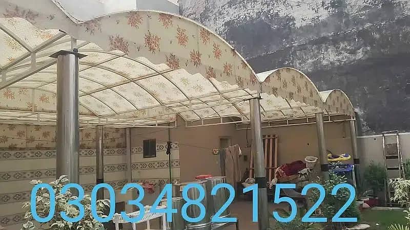 Fiber glass canopy or gazebo / fiber shades/ fiber works/ Car parking 9