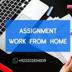 Assignment writing work available