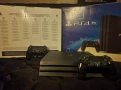 Ps4 Pro With 2 Controllers and Games 0