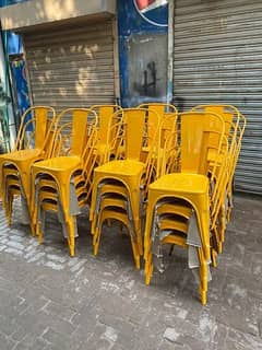 Metal Dining Chair, Restaurant Cafe Furniture, Imported Dining Chair