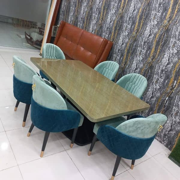 Dining Tables For sale 6 Seater\ 6 chairs dining table\wooden dining 1