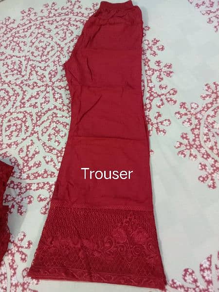 Red dress| tissue net fabric 1