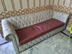 good condition leather sofa