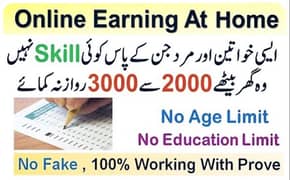 Online Jobs Available all over the pakistan